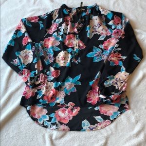 Yumi Kim Floral Button Down Blouse